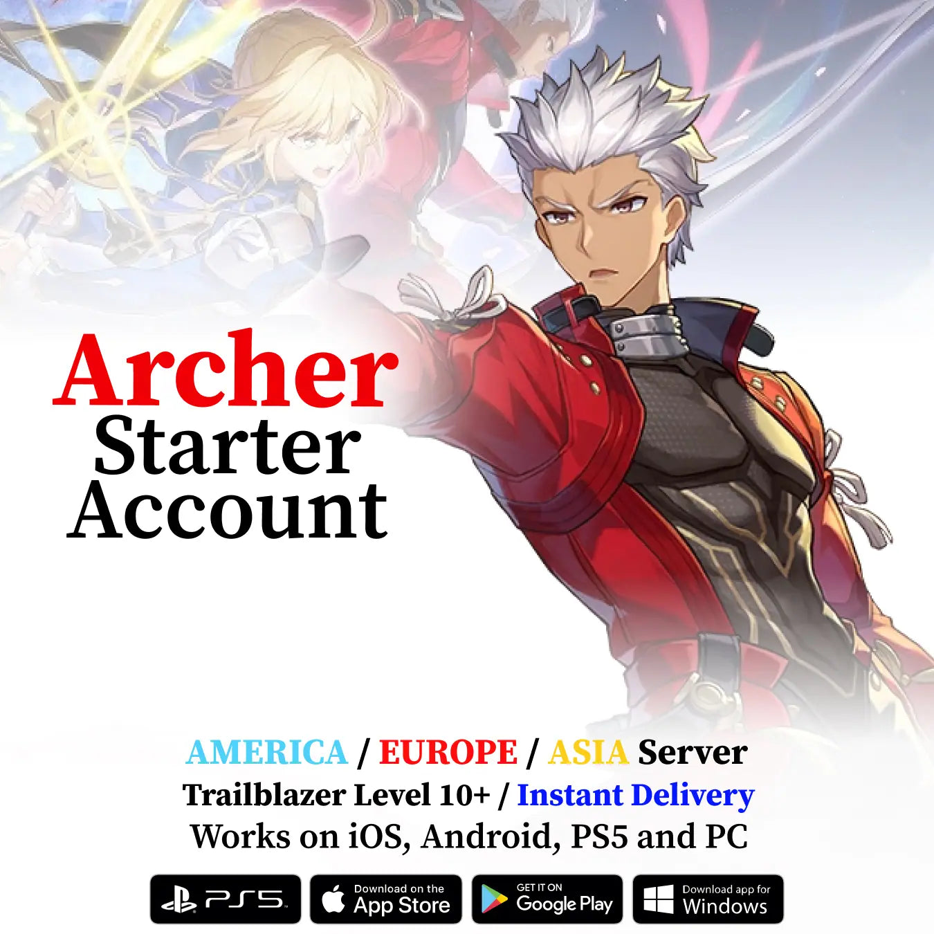 Archer Honkai: Star Rail Starter Account