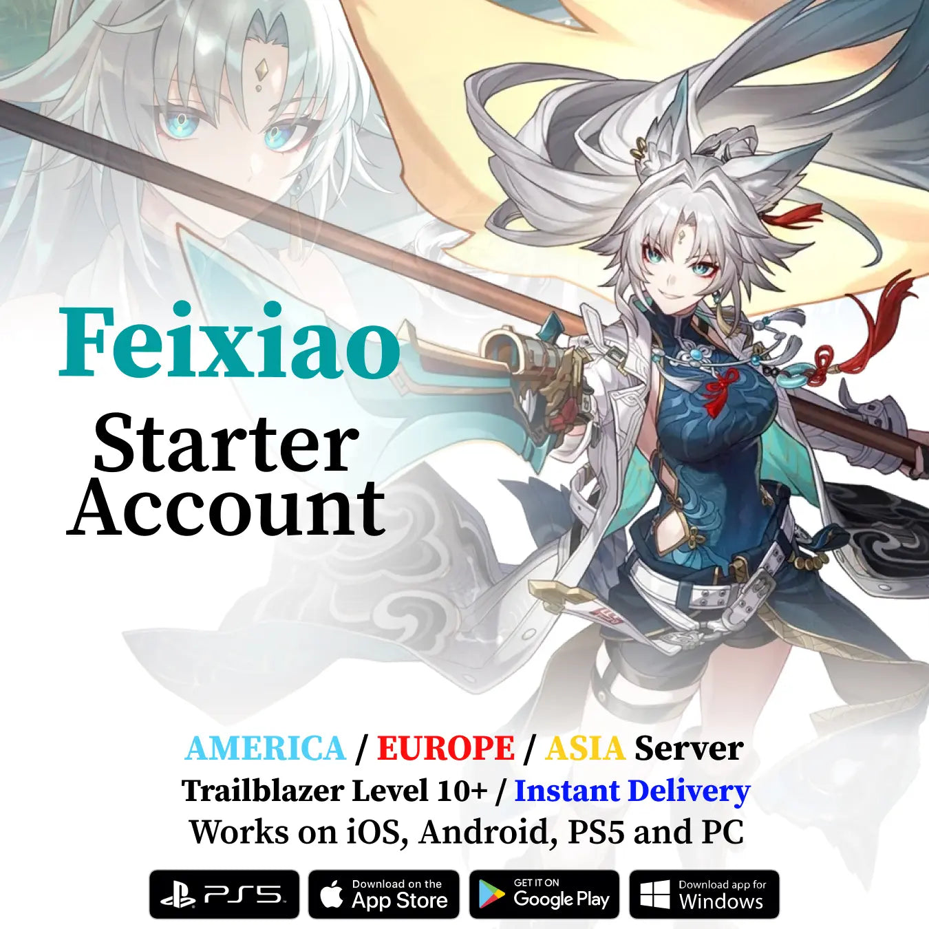 Feixiao Honkai Star Rail Starter Account