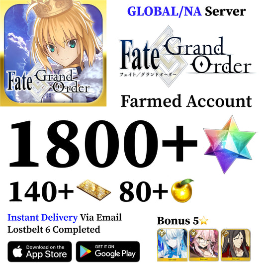 Fate Grand Order Reroll Account 