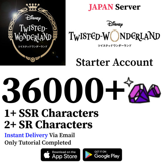 Disney Twisted Wonderland Starter Reroll Account