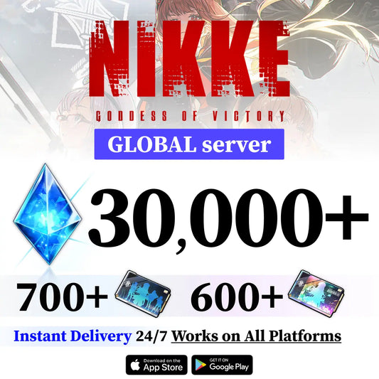NIKKE Reroll Account 30.000+ Gems | 600+ Vouchers | GLOBAL