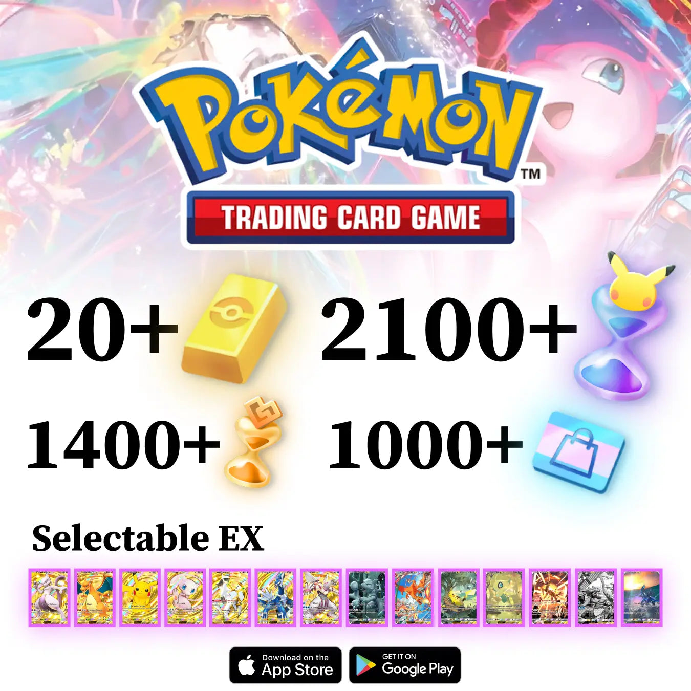Pokémon TCG Pocket Starter Account with Selectable Crown/Immersive