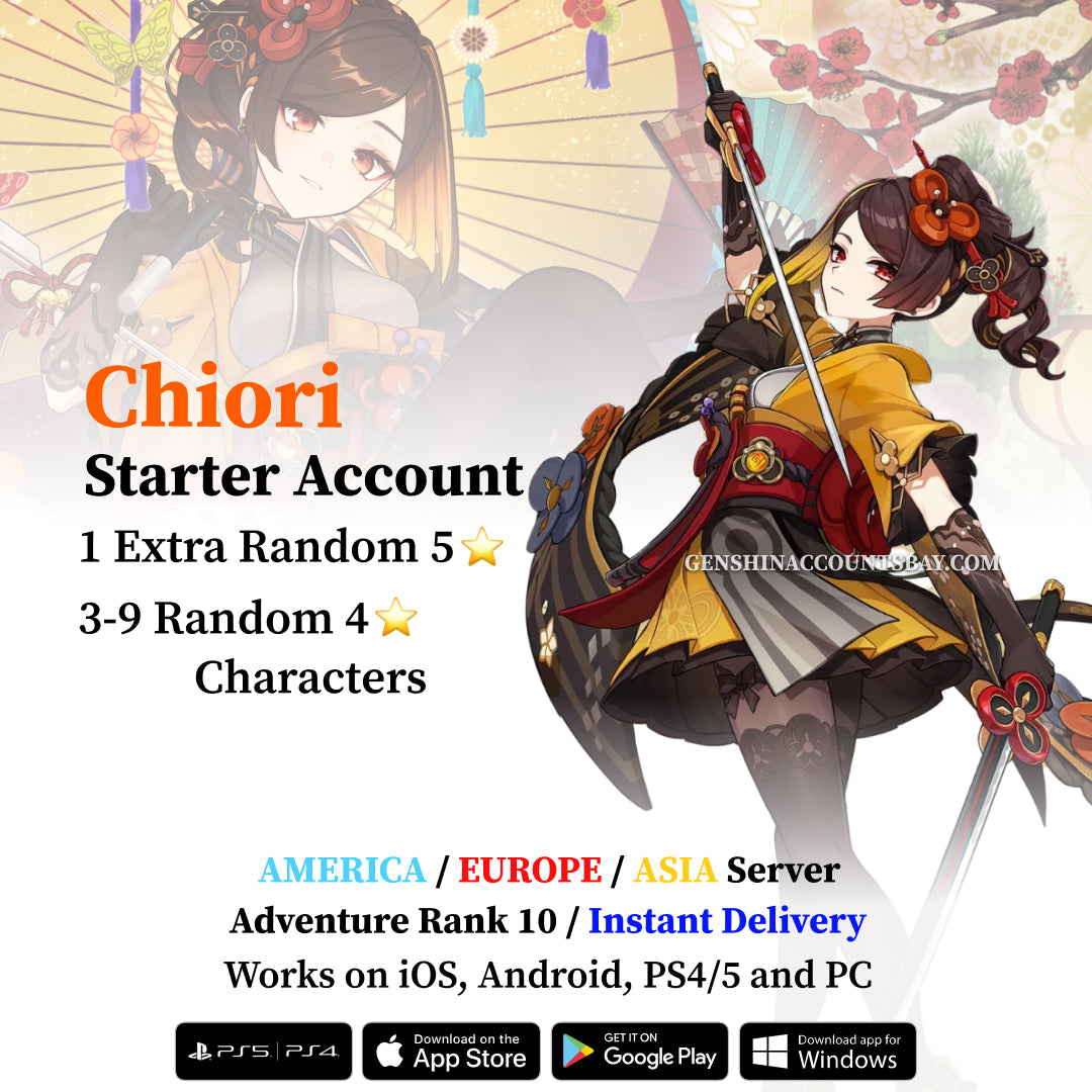 Chiori Starter Account - Genshin Accounts