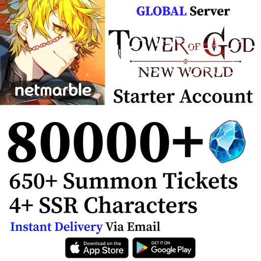 Tower of God New World Reroll Account