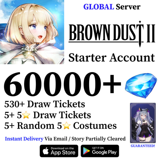 Brown Dust 2 Starter Reroll Account