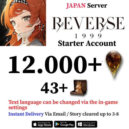 Reverse: 1999 Starter Reroll Account 11,000+ Gems