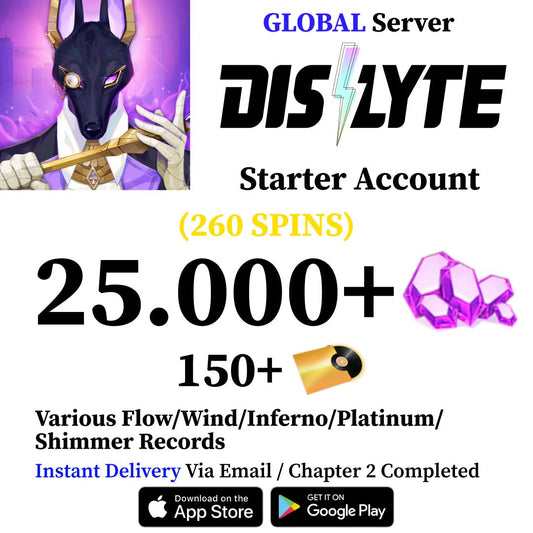 Dislyte Reroll Account with 25000+ Crystals [GLOBAL]