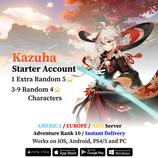 Kazuha Starter Account
