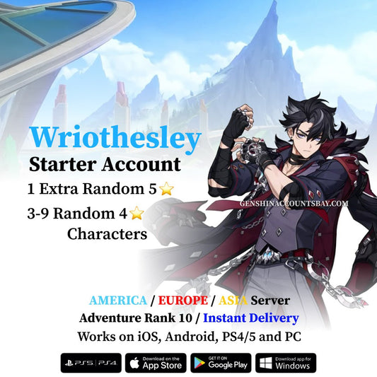 Wriothesley Starter Account