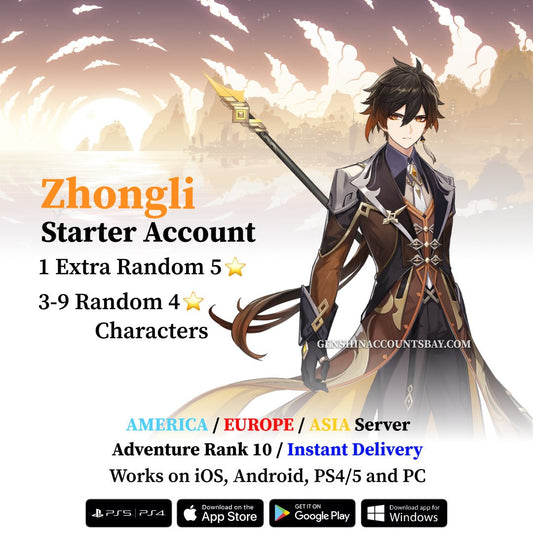 Zhongli Starter Account