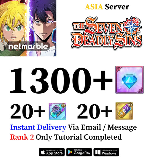 Seven Deadly Sins Grand Cross Account with Diamonds [Asia]