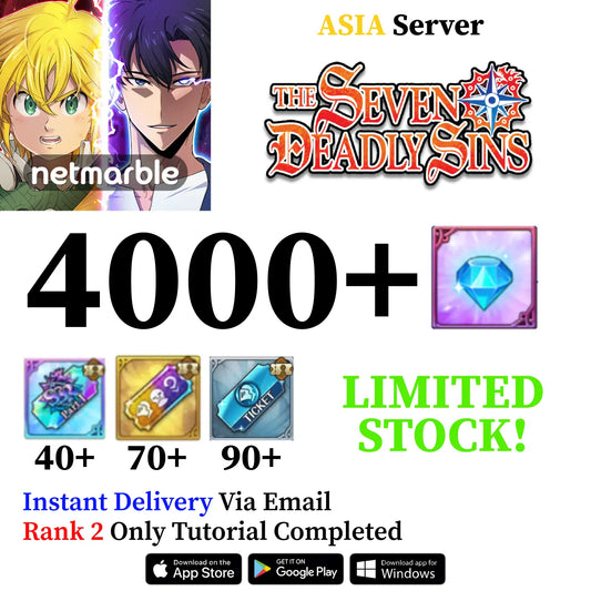 7DS Grand Cross LIMITED Account with Diamonds [Asia]