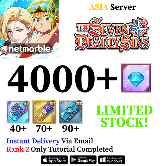 7DS Grand Cross LIMITED Account with Diamonds [Asia]