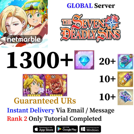 7DS Grand Cross Account with Escanor & Meliodas [Global]