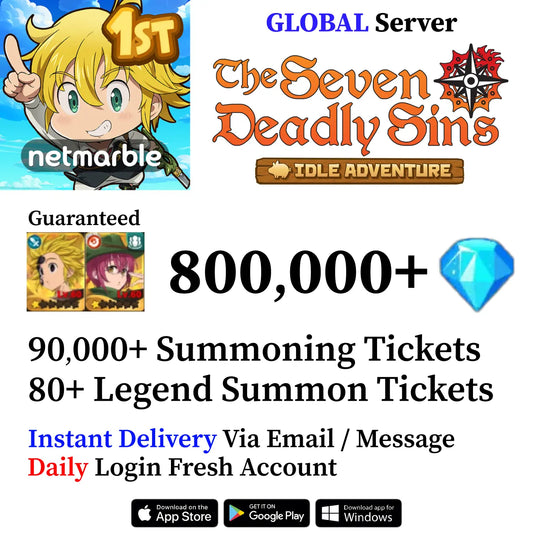 The Seven Deadly Sins: Idle Endgame Account [Global]