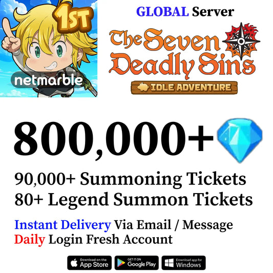 The Seven Deadly Sins: Idle Starter Account [Global]