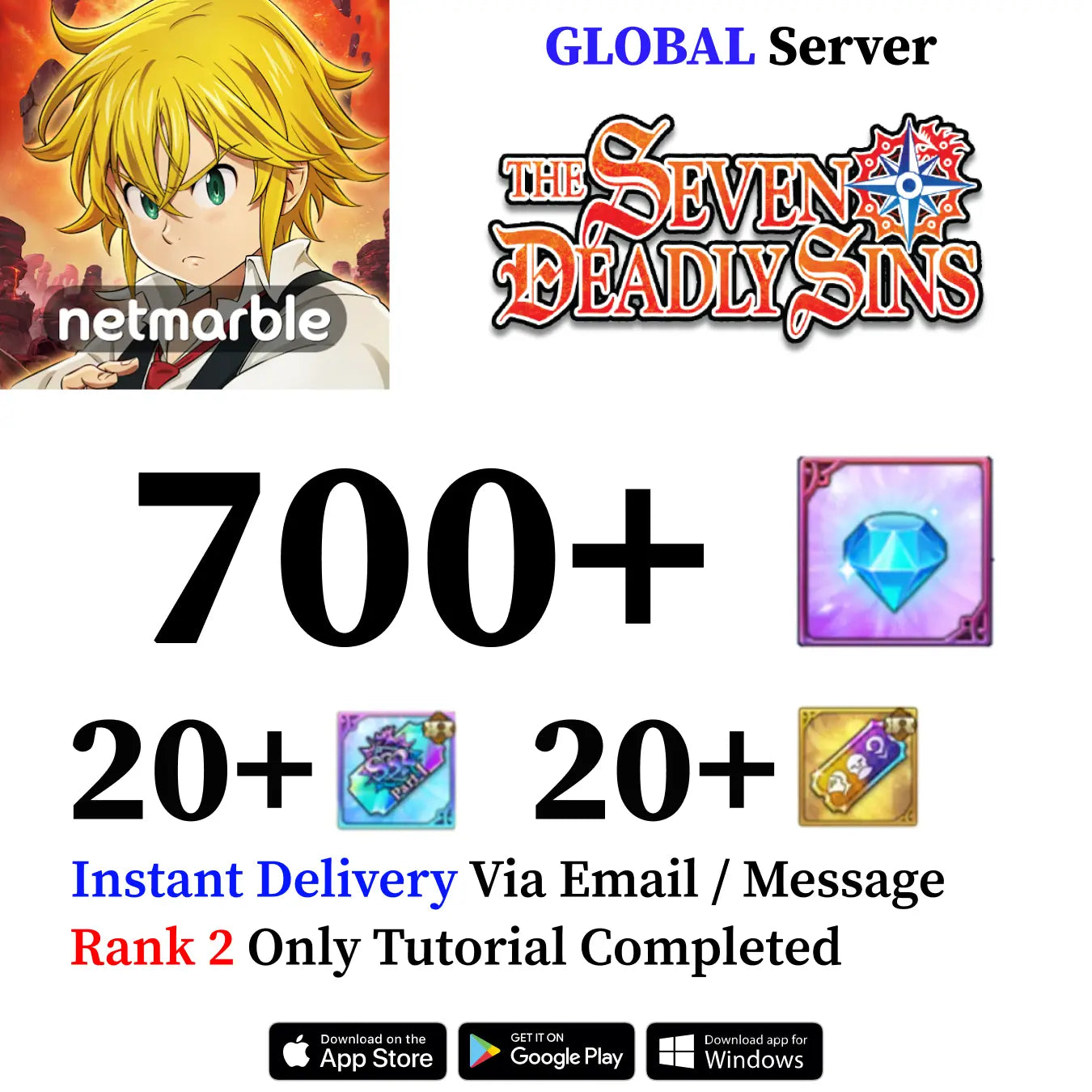 Seven Deadly Sins Grand Cross Account 