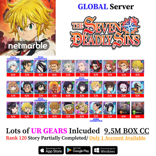 6/6 Milim Seven Deadly Sins Grand Cross Special Account [Global]