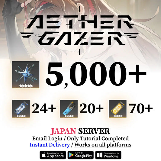 Aether Gazer Shifted Stars Starter Account [JAPAN]