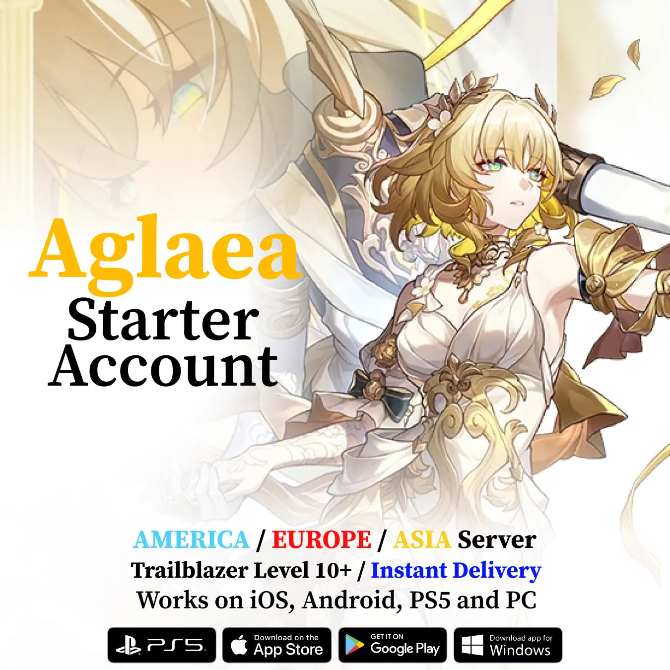 Aglaea Honkai: Star Rail Starter Account