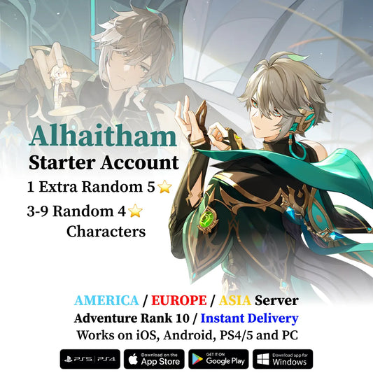 Alhaitham Starter Account