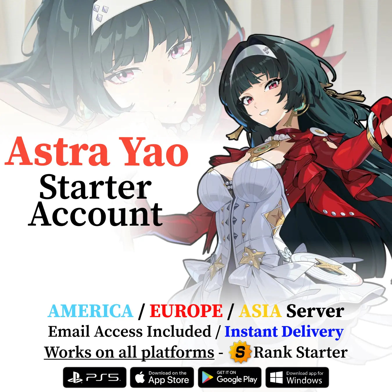 Astra Yao Reroll Account Zenless Zone Zero