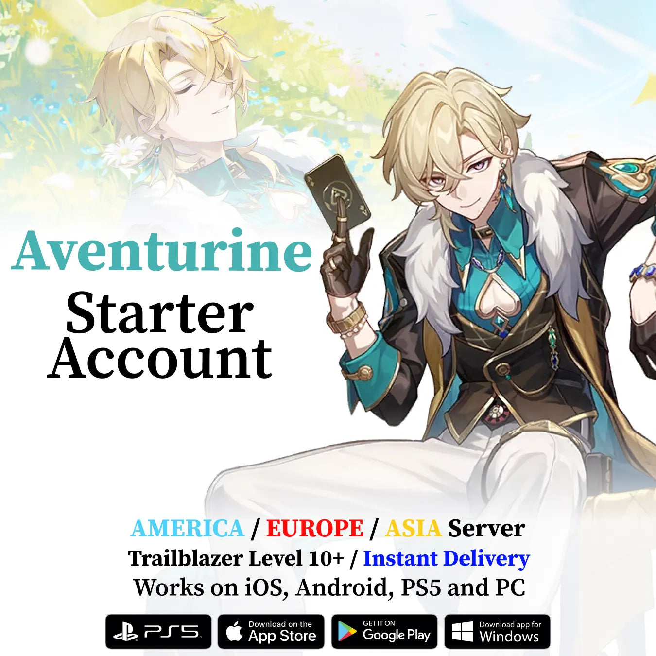 Aventurine Honkai: Star Rail Starter Account