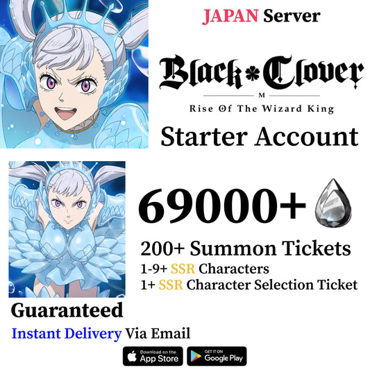 Black Clover M Account with Valkyrie Noelle [JAPAN]