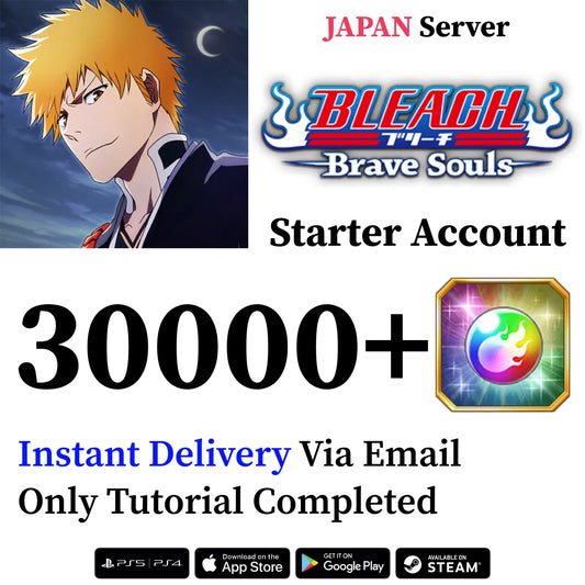 Bleach Brave Soul - Fresh Resource Starter Account [Japan]