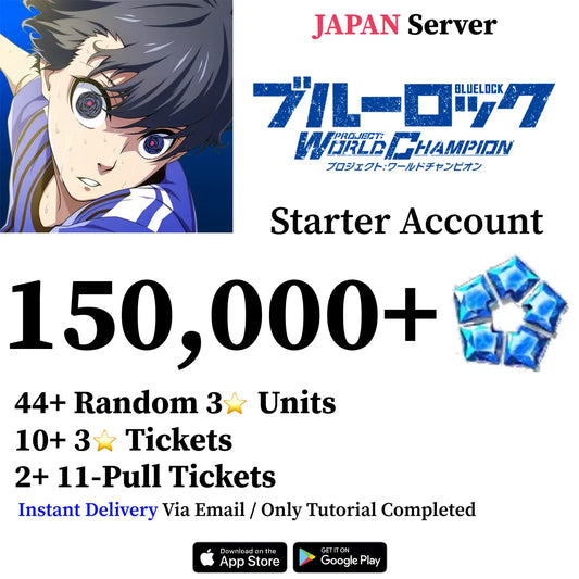 BLUE LOCK Starter Account with Gems [Japan]