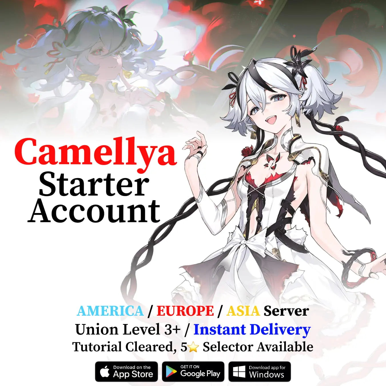 Wuthering Waves Camellya Starter Reroll Account