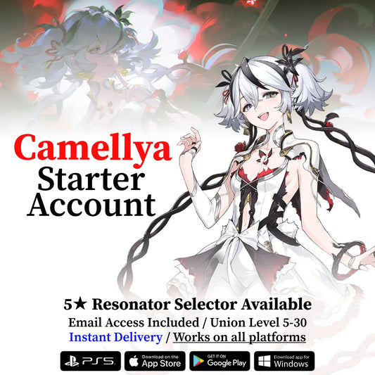 Wuthering Waves Camellya Starter Reroll Account