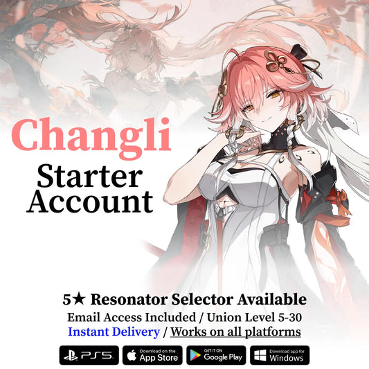 Wuthering Waves Changli Starter Reroll Account