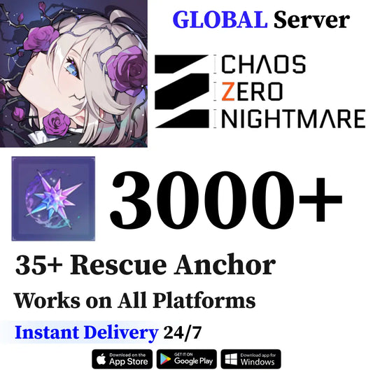 Chaos Zero Nightmare Starter Account with Crystals [Global]