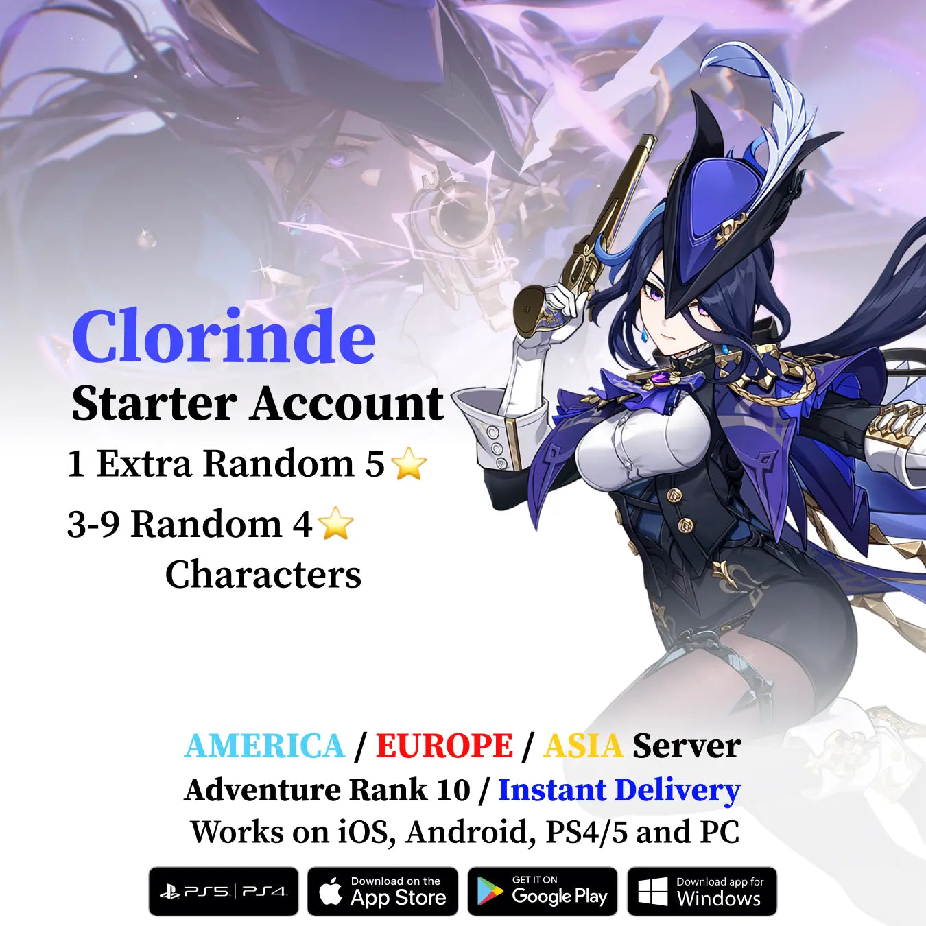 Clorinde Starter Account