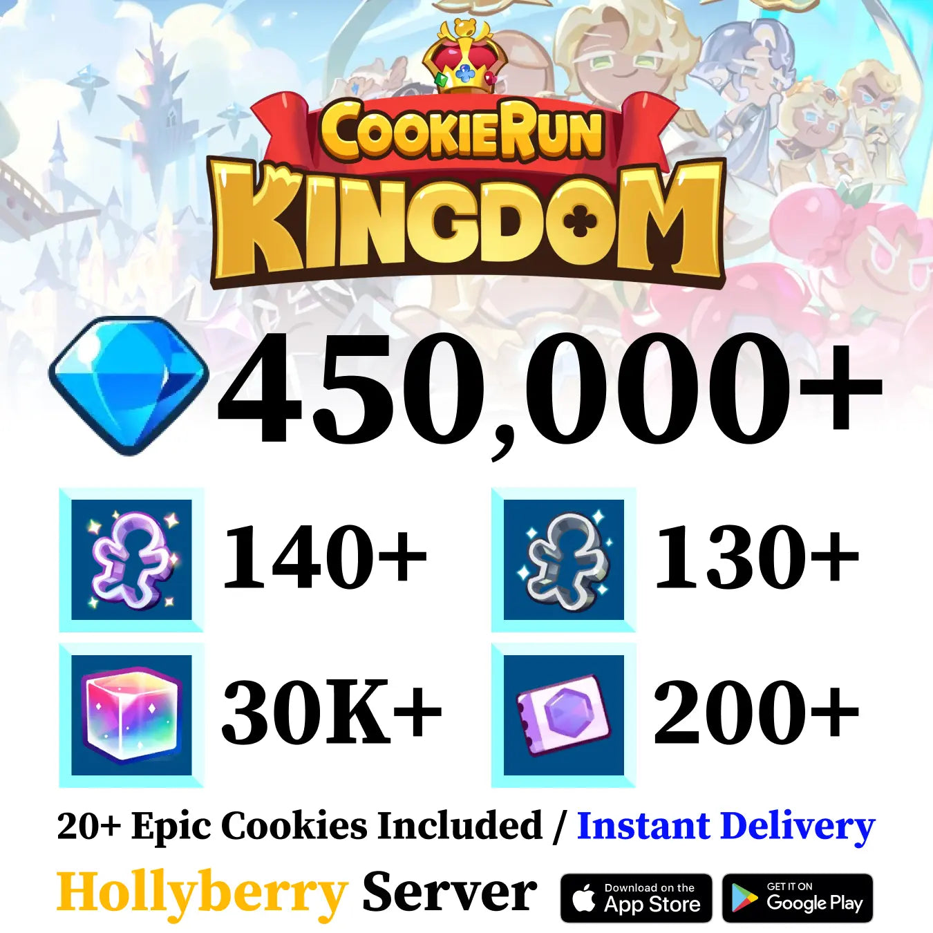 Cookie Run: Kingdom Starter Account [Hollyberry]