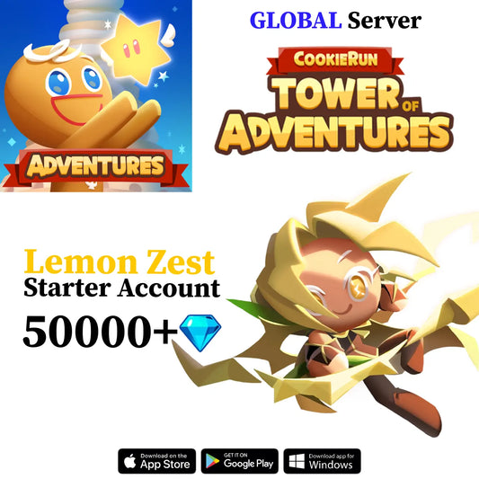 CookieRun: Tower of Adventures Lemon Zest Starter Account [GLOBAL]