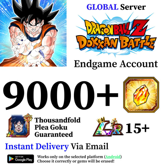 Dragon Ball Z Dokkan Battle Starter Account with Thousandfold Plea Goku [Android]