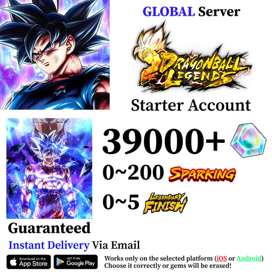 Dragon Ball Legends Ultra Instinct Goku Starter Account [iOS/Android]