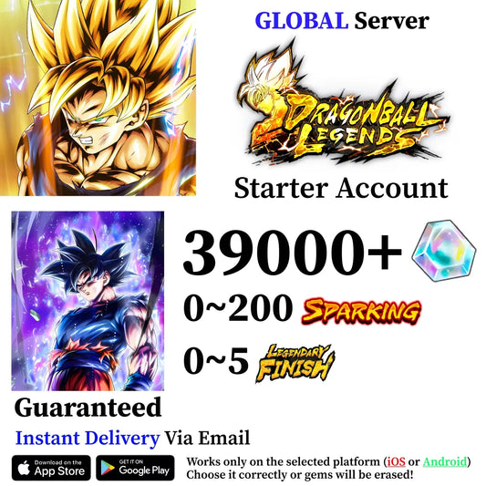 Dragon Ball Legends UL Ultra Instinct -Sign- Goku Starter Account