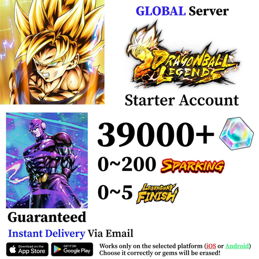 Dragon Ball Legends UL Hit Starter Account