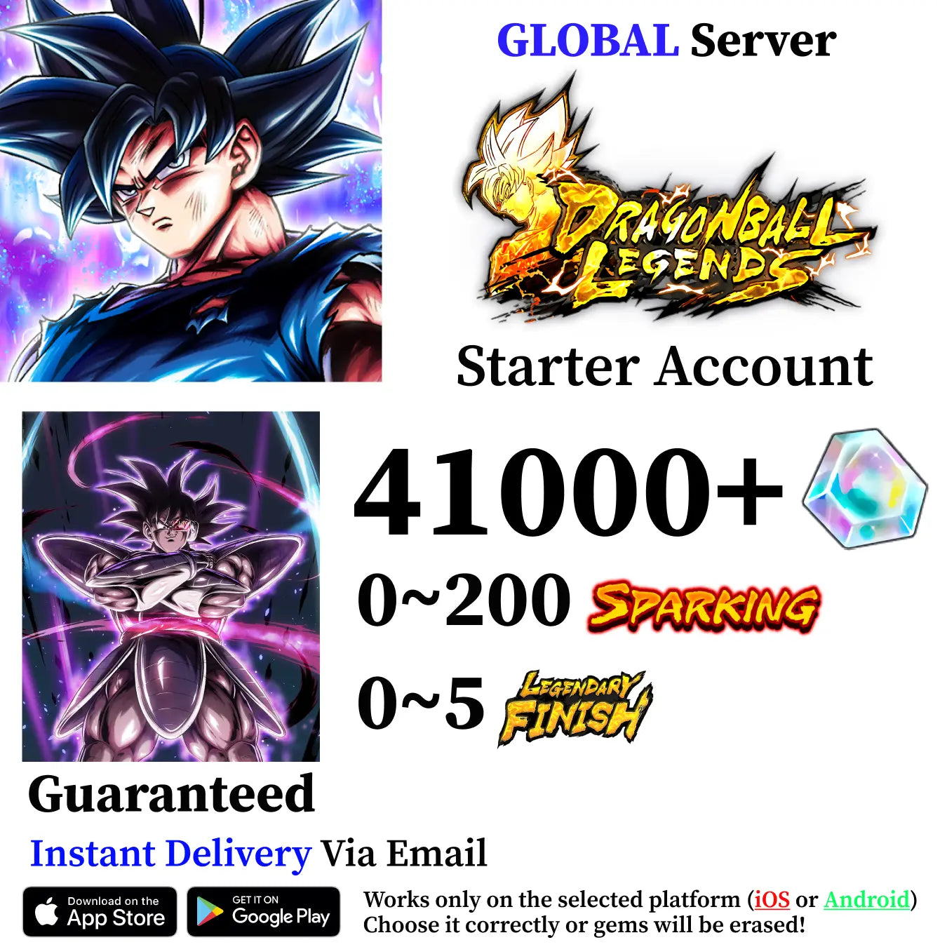 Dragon Ball Legends UL Turles Starter Account [iOS/Android]