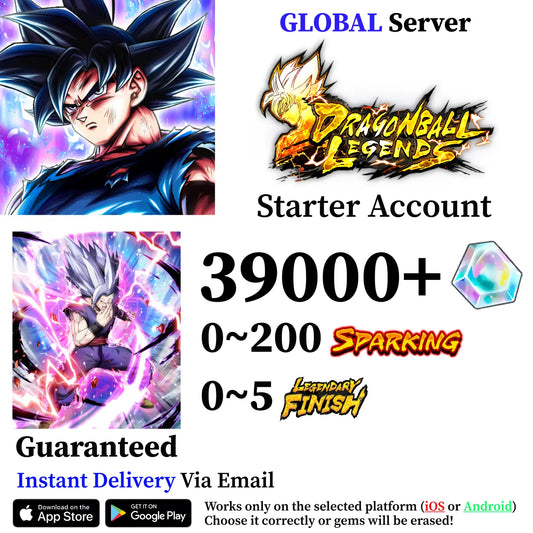 Dragon Ball Legends Ultimate Gohan Starter Account [iOS]