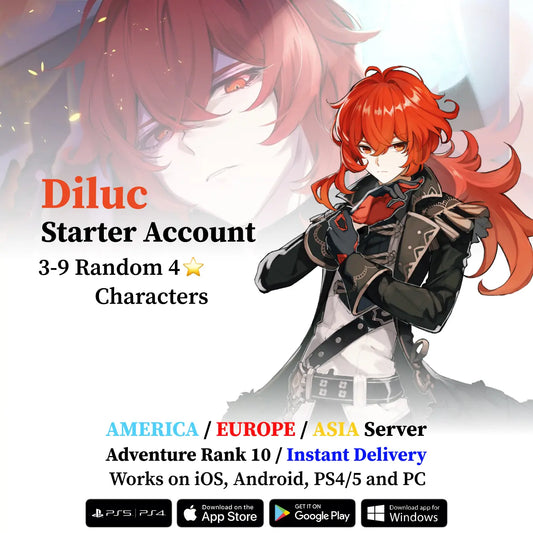 Diluc Starter Account