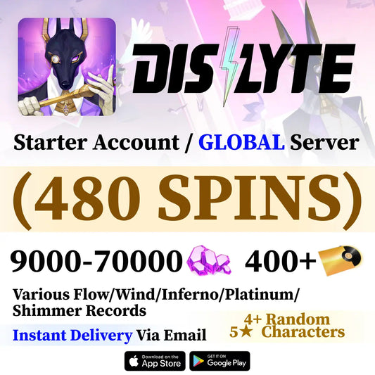 Dislyte Reroll Account with 480 Spins [GLOBAL]