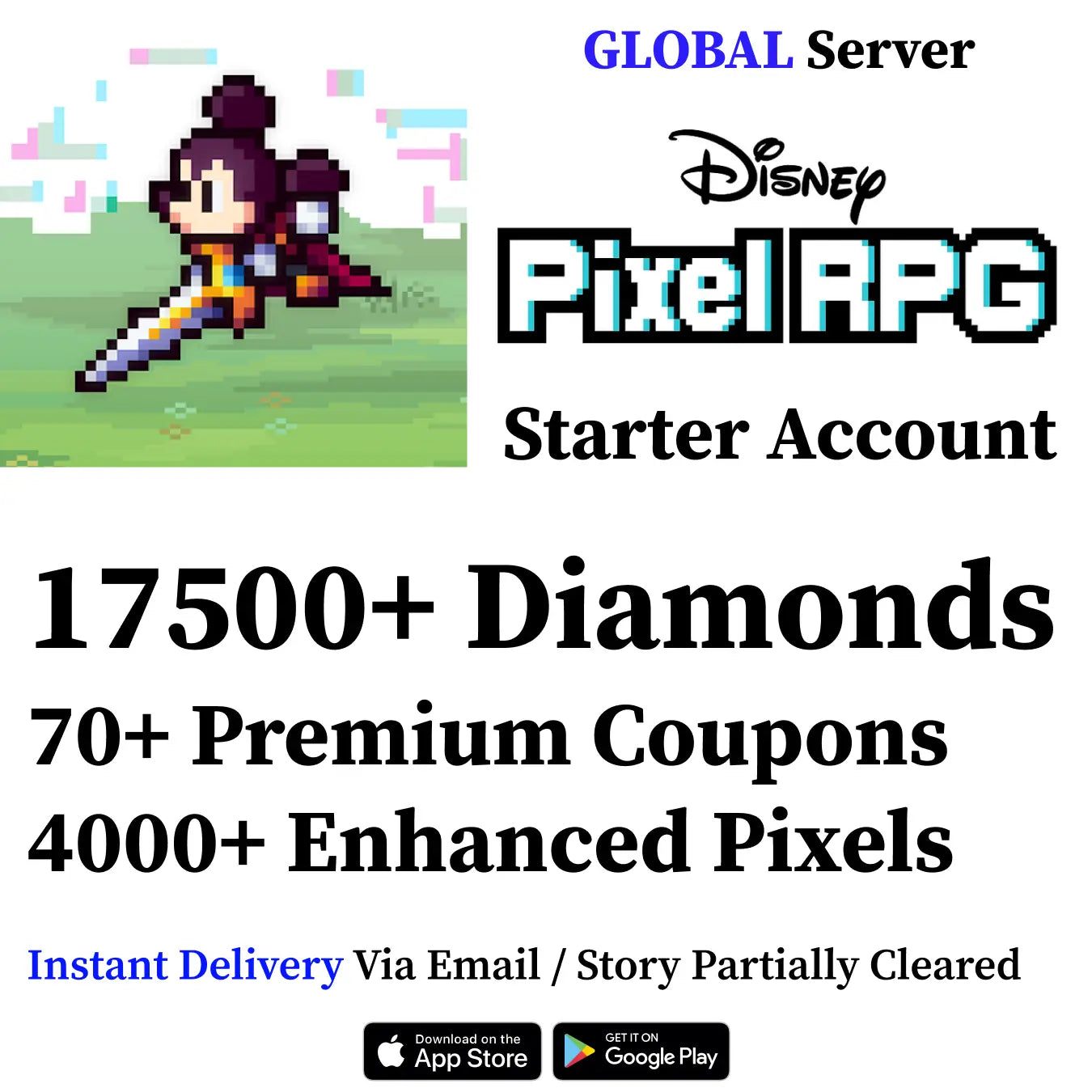 Disney Pixel RPG Starter Account [Global]