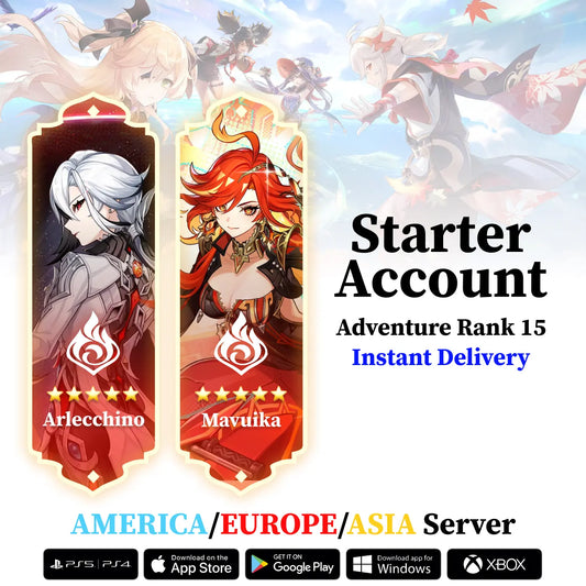 Genshin Starter Account with Double Limited