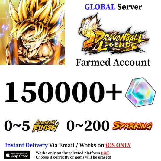 Dragon Ball Legends Farmed Account