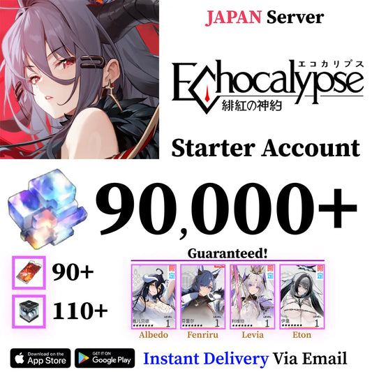 Echocalypse: Scarlet Covenant Reroll Account with Iridiumorphite [JAPAN]