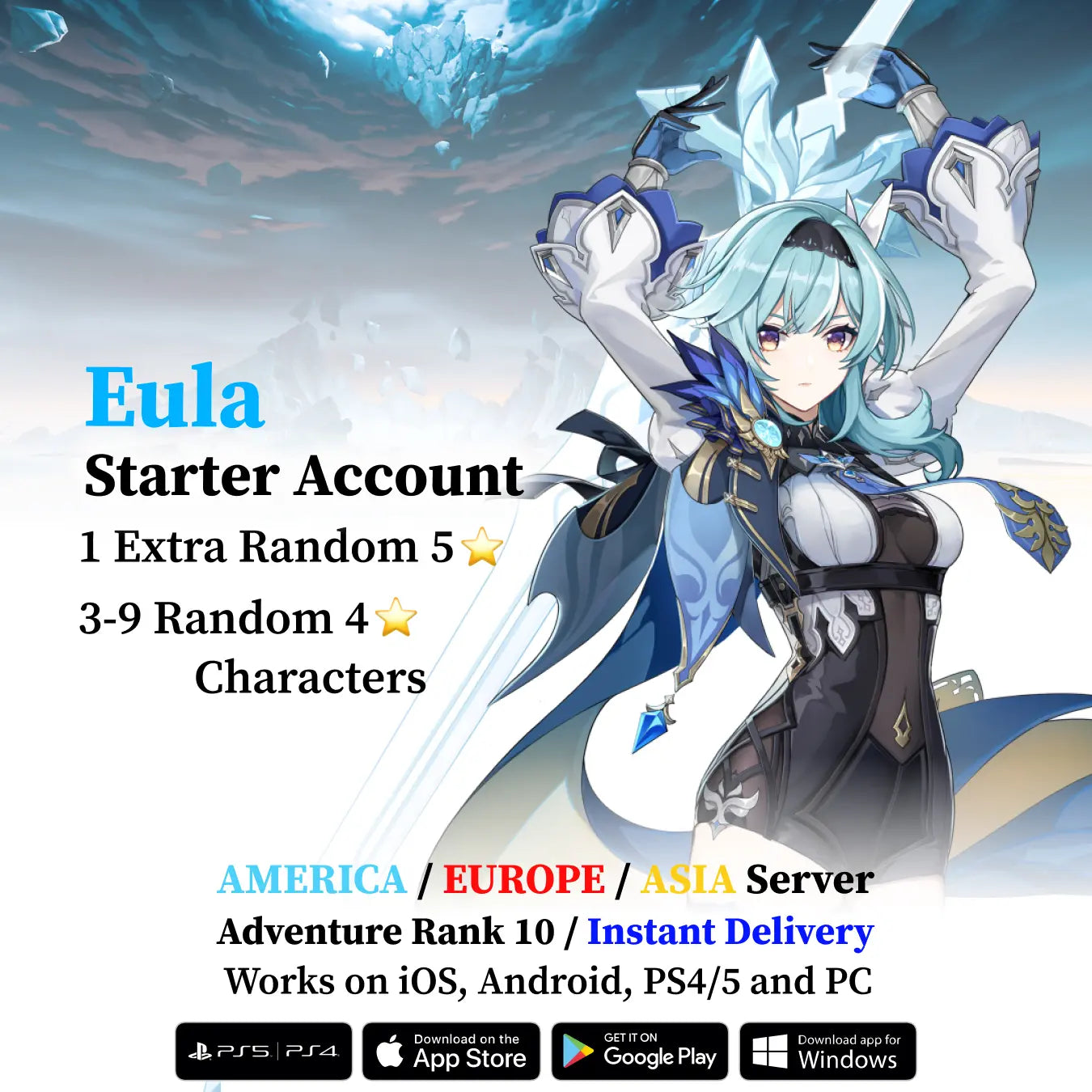 Eula Starter Account